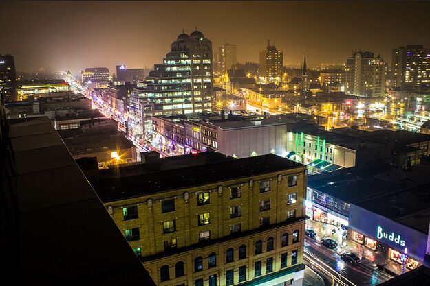 城市夜景-加拿大-印第安港 城市夜景-加拿大-印第安港
