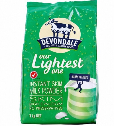 澳洲Devondale德运脱脂高钙成人奶粉 1kg