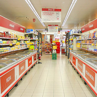 西班牙Dia Market店内大厅