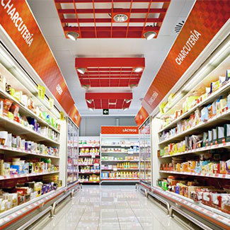 巴利亚多利德Dia Market店内大厅