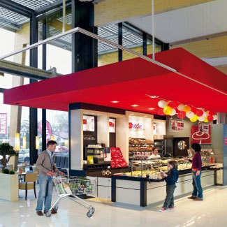 德国REWE店内大厅