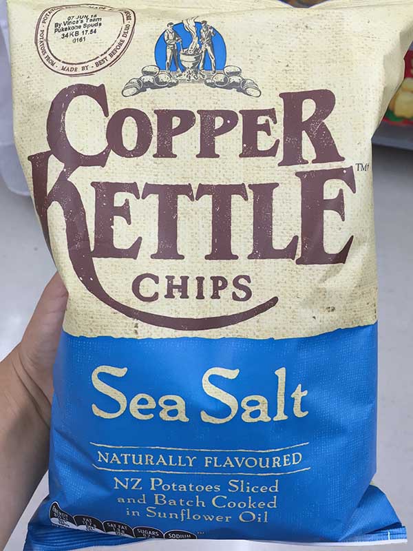 Copper Kettle 薯片-PAK'n SAVE新西兰奥克兰市 Copper Kettle 薯片