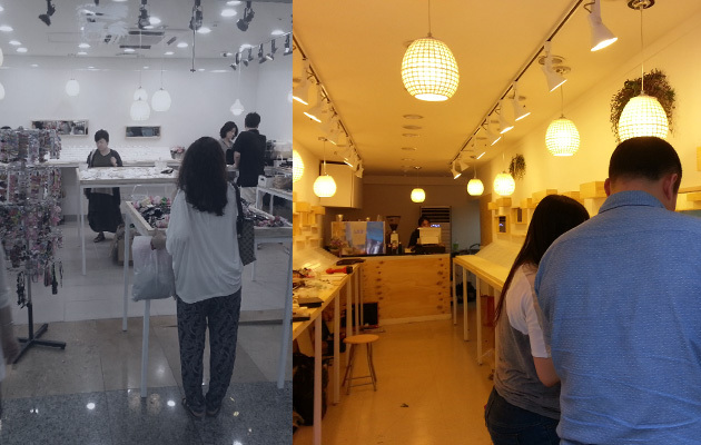 韩国饰品Gomi's house店内风格很独特