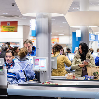 荷兰Albert Heijn收银台