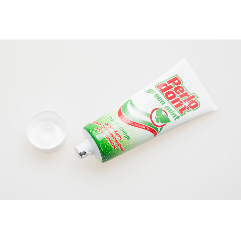 德国Perlodont 绿薄菏全方位防护清新牙膏（75ml）