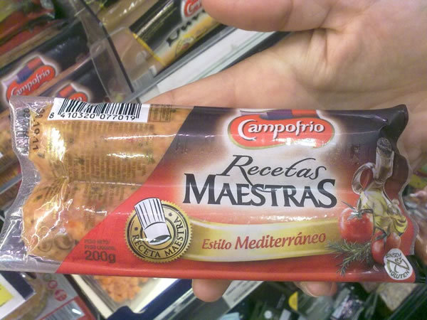 素食果蔬火腿肠Campofrio