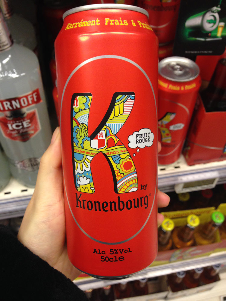 kronenbourg巴黎啤酒正面