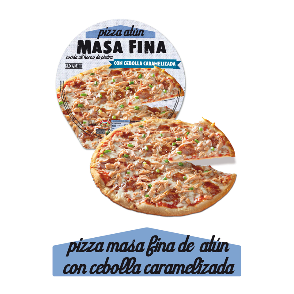 西班牙Mercadona超市Masa Fina披萨-Mercadona西班牙塔拉戈纳 西班牙Mercadona超市Masa Fina披萨