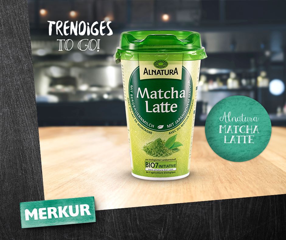 MERKUR超市Alnatura抹茶拿铁-MERKUR奥地利格拉茨 MERKUR超市Alnatura抹茶拿铁