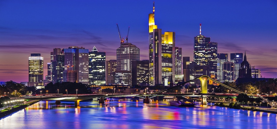 河畔夜景-德国-汉堡 河畔夜景-德国-汉堡