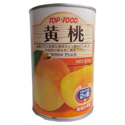 日本大荣超市トップフード黄桃罐头-大荣日本宫城县 日本大荣超市トップフード黄桃罐头