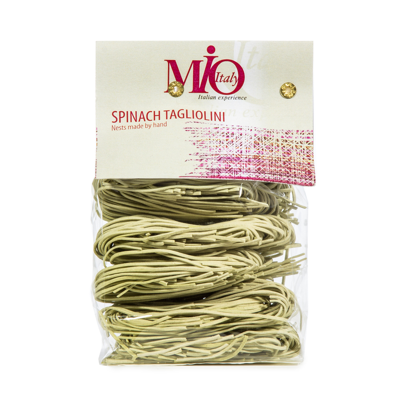 欧意式菠菜味生制宽条面 250g