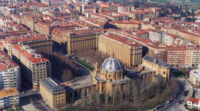 城中航拍-西班牙-巴塞罗那 城中航拍-西班牙-巴塞罗那