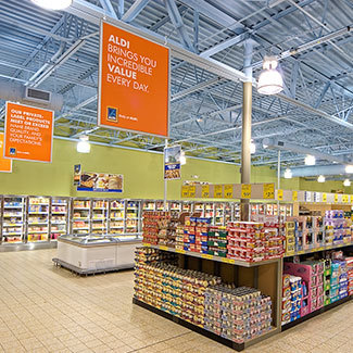 安条克ALDI店内大厅