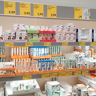 安条克ALDI日用品货架