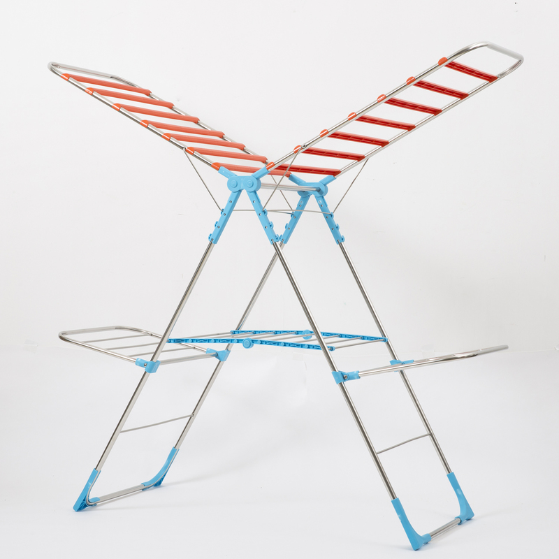 韩国JALMALLA双层晾衣架 橙色