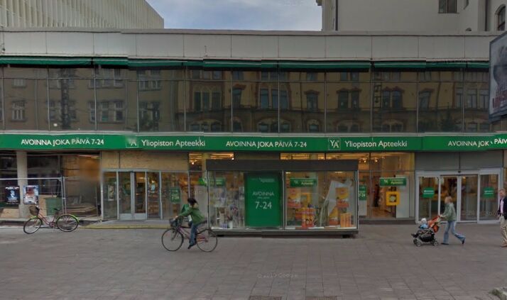 Yliopiston Apteekki门店前实拍