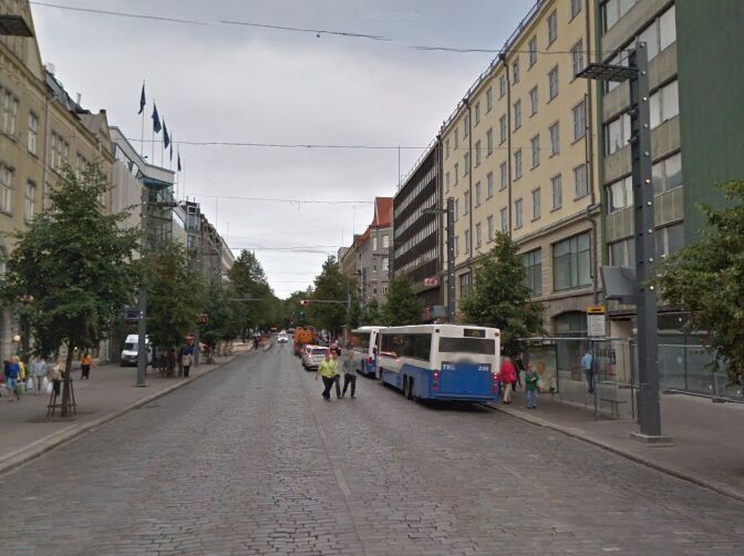 Yliopiston Apteekki门店旁街道