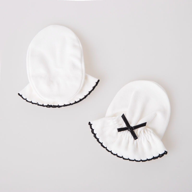 韩国Angelb. 婴儿防抓伤脚套 白色