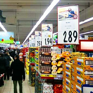 奥克兰湖畔法兰克福Kaufland店内大厅