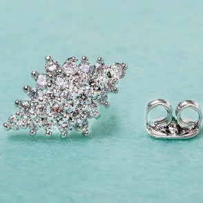 韩国菱形钻饰耳钉Gomi's house最新款