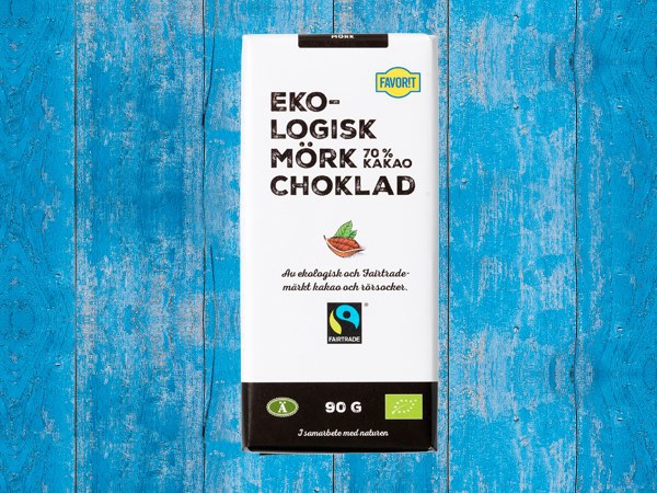 City Gross超市EKOLOGISKA黑巧克力-City Gross瑞典延雪平 City Gross超市EKOLOGISKA黑巧克力