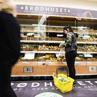 格洛斯楚普Netto食品区域