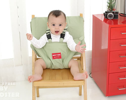 韩国ponopino便携式儿童坐立餐椅带6-28个月儿童