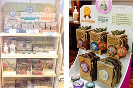 Pettyflen帕蒂芬莱釜山店桂柜台展示