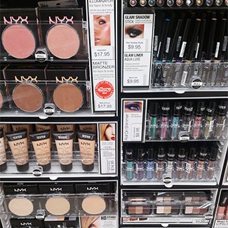 沃加沃加target美妆货架