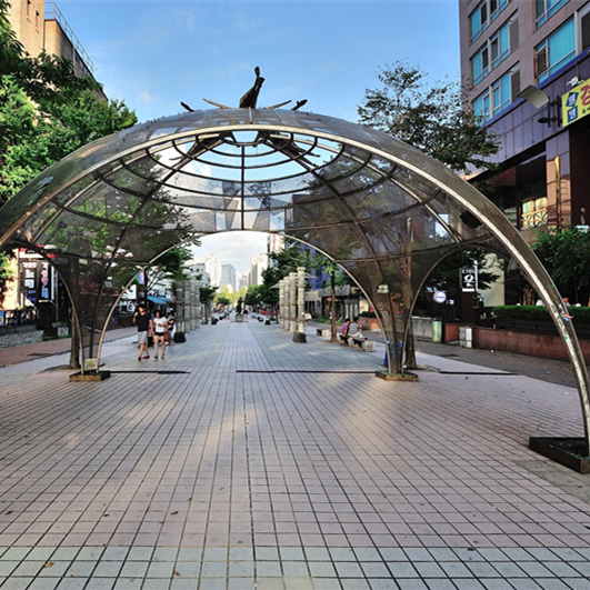 Borny体验店所在街道