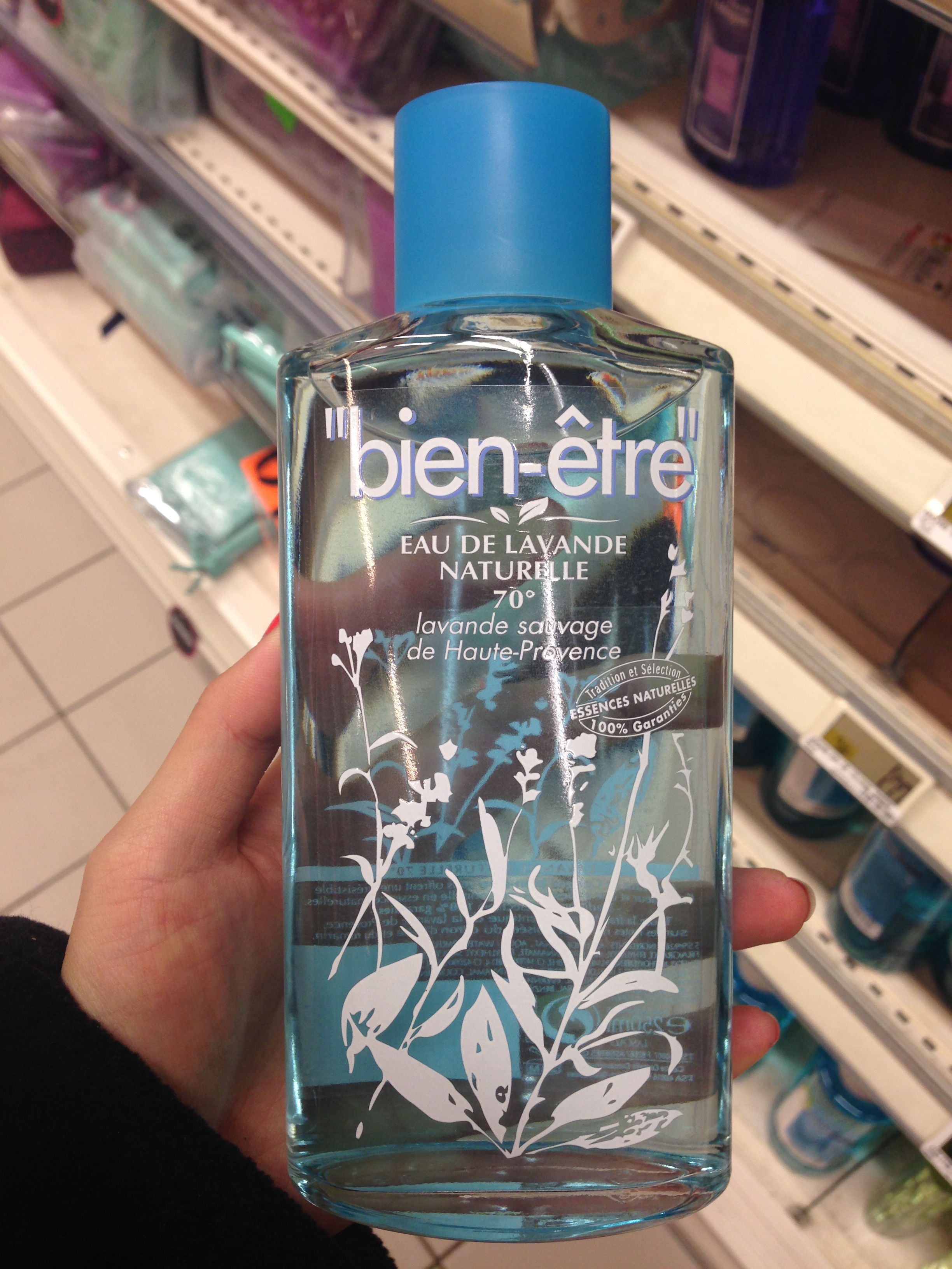 bienetre薰衣草香水正面-AUCHAN法国滨海拉塞纳 bienetre薰衣草香水正面