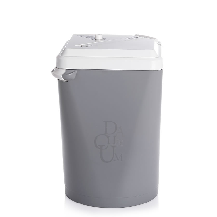 韩国DA CHAEUM压缩功能垃圾桶灰色