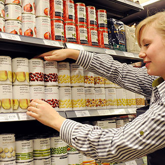 伦敦Waitrose食品货架-英国伦敦布卢姆斯伯里亨特街 伦敦Waitrose食品货架