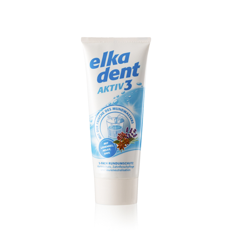 德国elkadent艾尔丹 清新固齿牙膏（75ml）