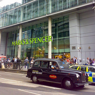 英国伦敦芬斯伯里步道风景