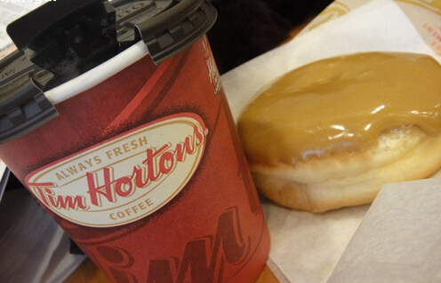 加拿大Tim Hortons咖啡和松饼