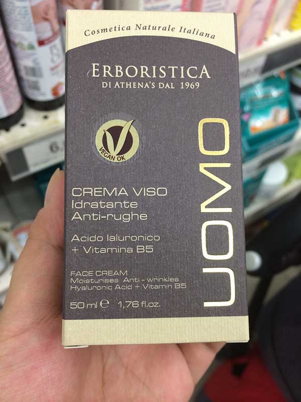 erboristica男用抗皱保湿面霜