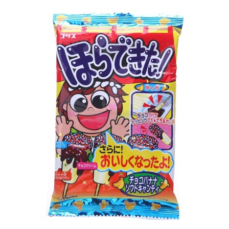 可利斯CORIS 糖果 巧克力香蕉软糖 36g-考利斯日本东京都 可利斯CORIS 糖果 巧克力香蕉软糖 36g