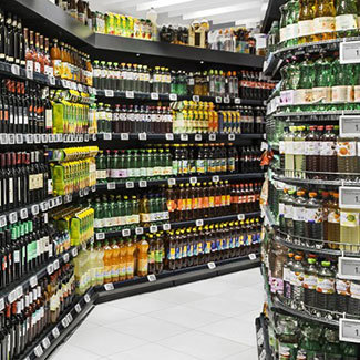 维也纳MERKUR食品货架