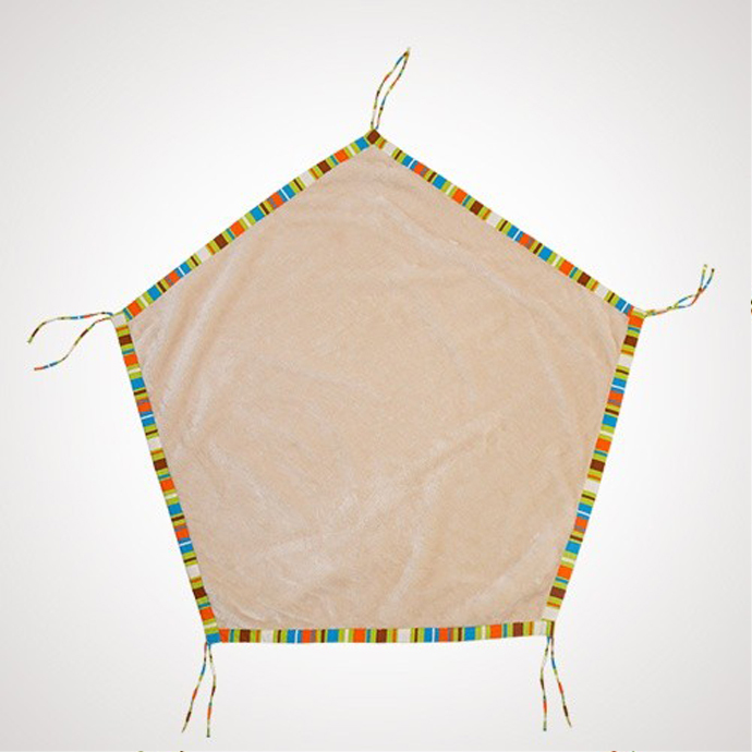 韩国CUNA TENT成長美學小木屋地墊五角形