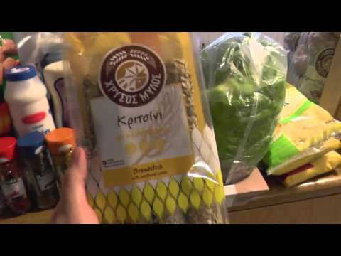 希腊当地的食物Lidl超市面包kprroivi