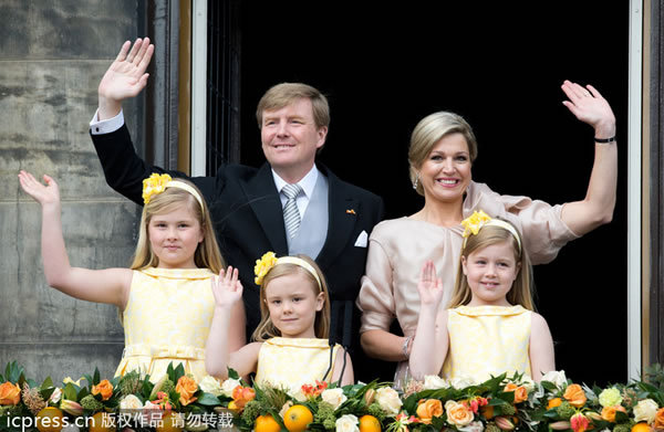 荷兰国王和皇室成员和国民见面-荷兰-奈梅亨 荷兰国王和皇室成员和国民见面-荷兰-奈梅亨