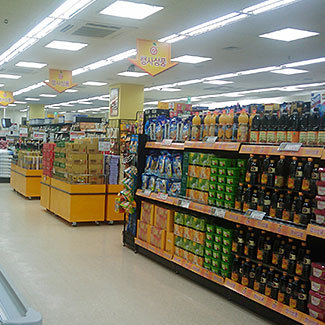 龙仁市e-mart食品货架