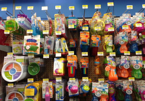 Vegetable Baby富川市旗舰店柜台展示