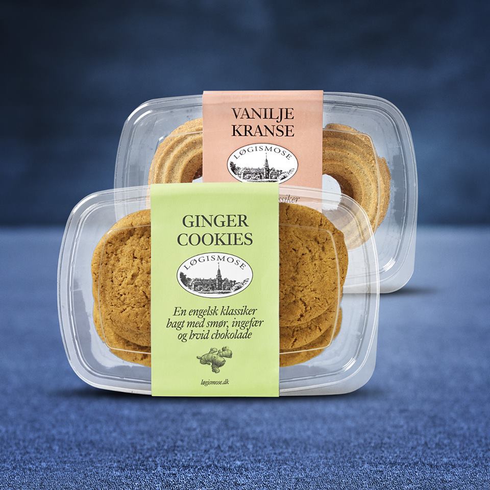 丹麦Netto超市现做曲奇饼干和桃酥饼干