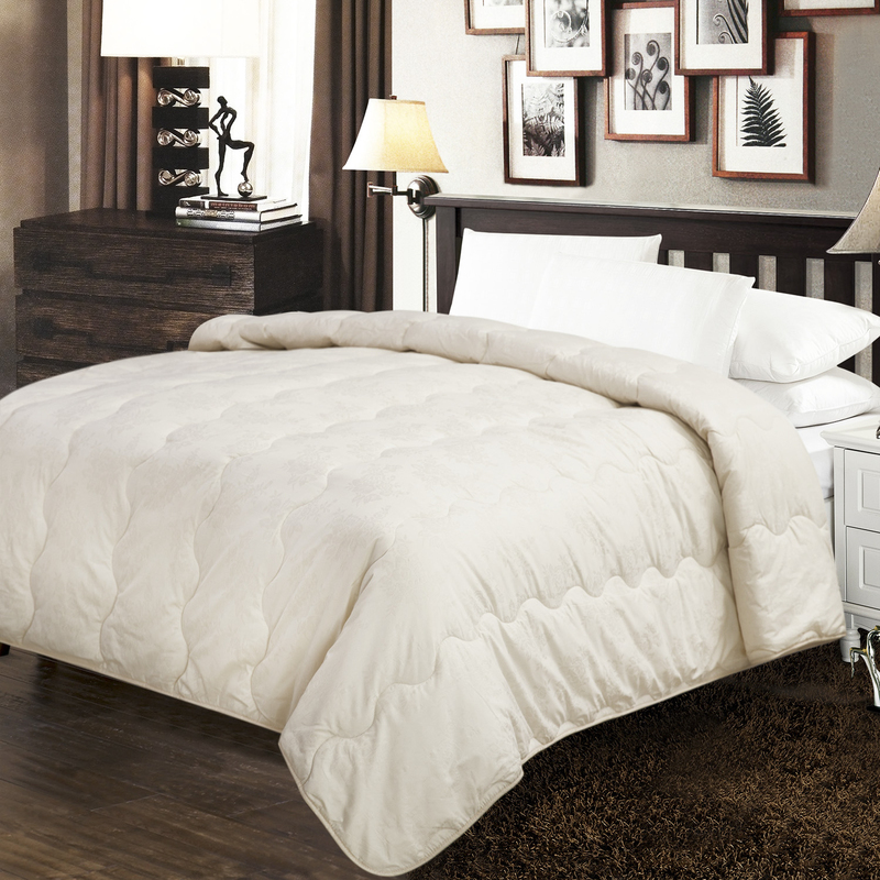 Moemoe 新西兰驼羊毛被－国王 白色