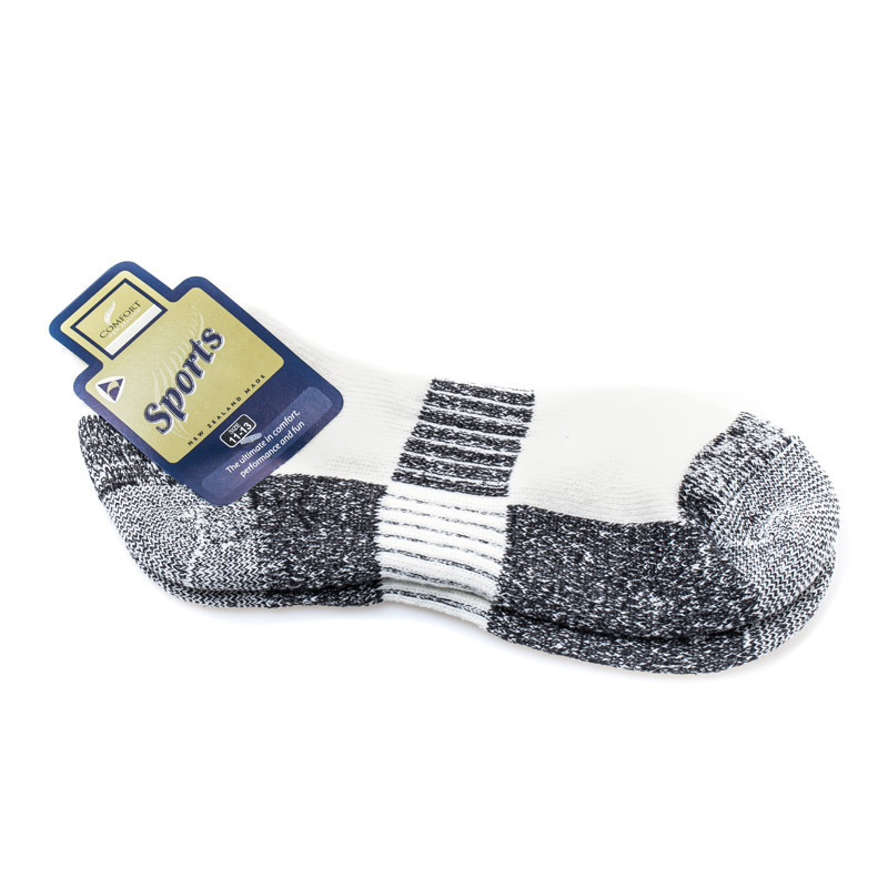 新西兰Comfort Socks羊毛混纺专业运动袜 中灰 25-27.7cm