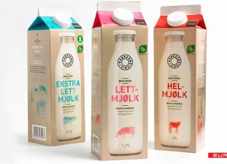EuroSpar超市Økologisk牛奶