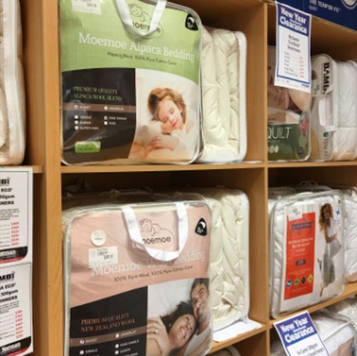 Moemoe奥克兰市总店柜台展示